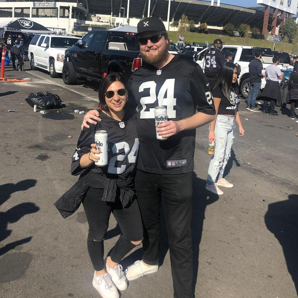 Just two members of Raider nation!