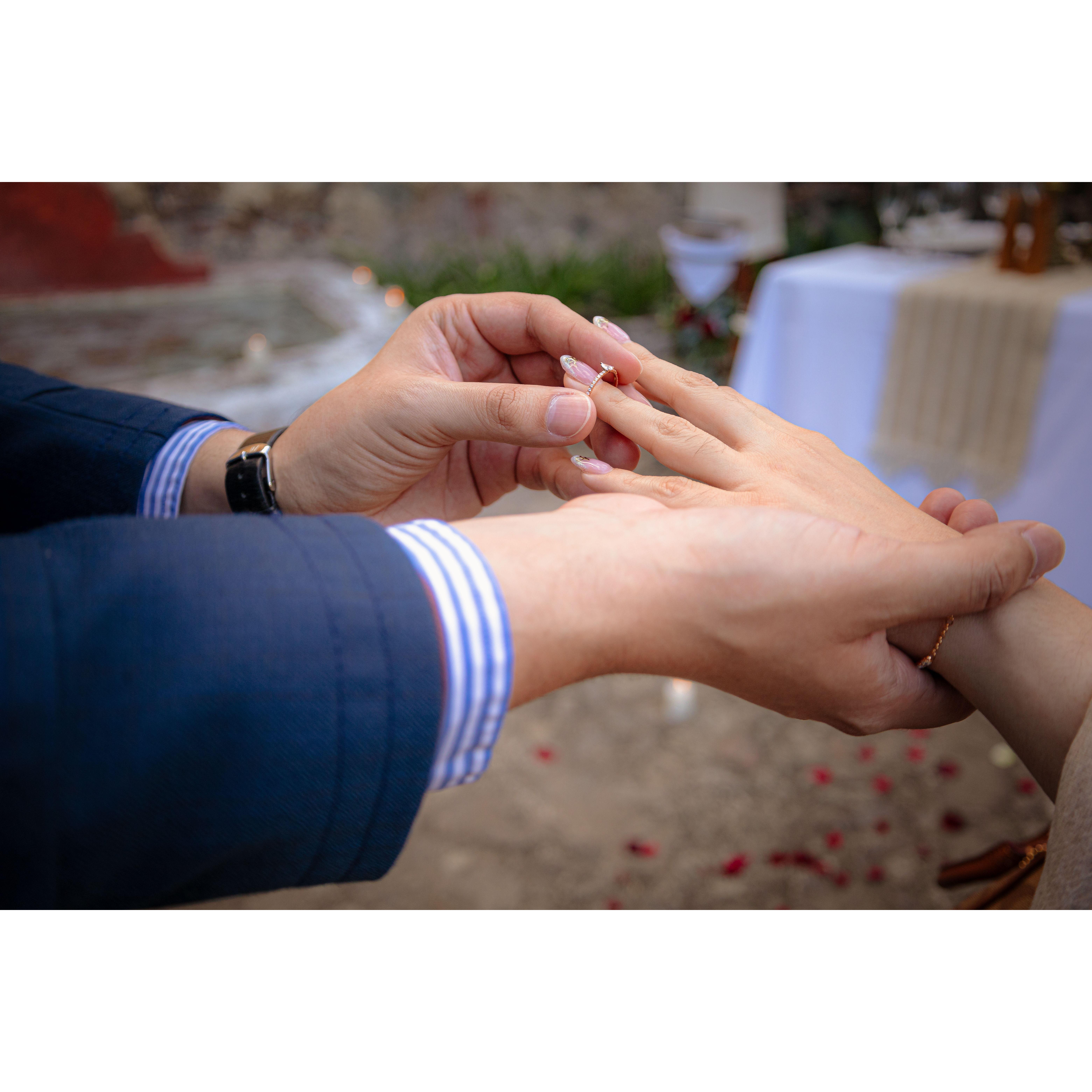 Un sí para siempre.