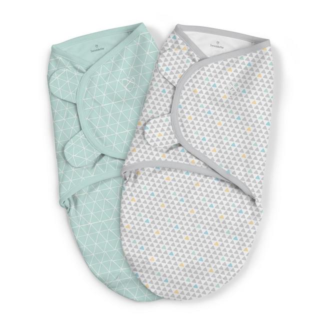 SwaddleMe Original Swaddle 3-6M - 2pk Peaks & Points L
