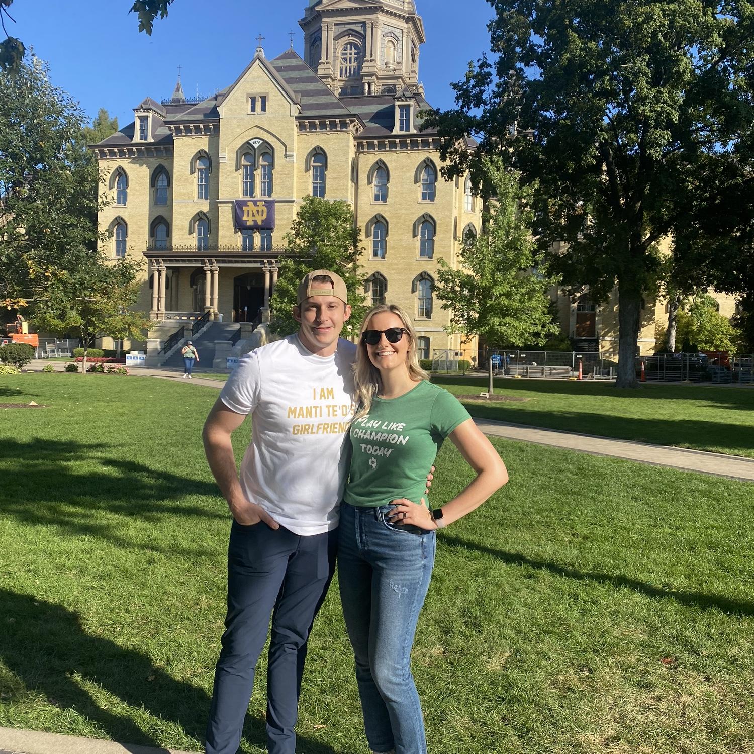 Jeff’s first Notre Dame game! Unfortunately we lost to Ohio State