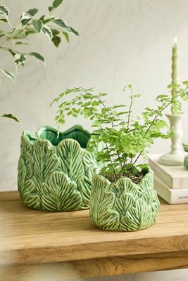 Cabbage Stoneware Pot