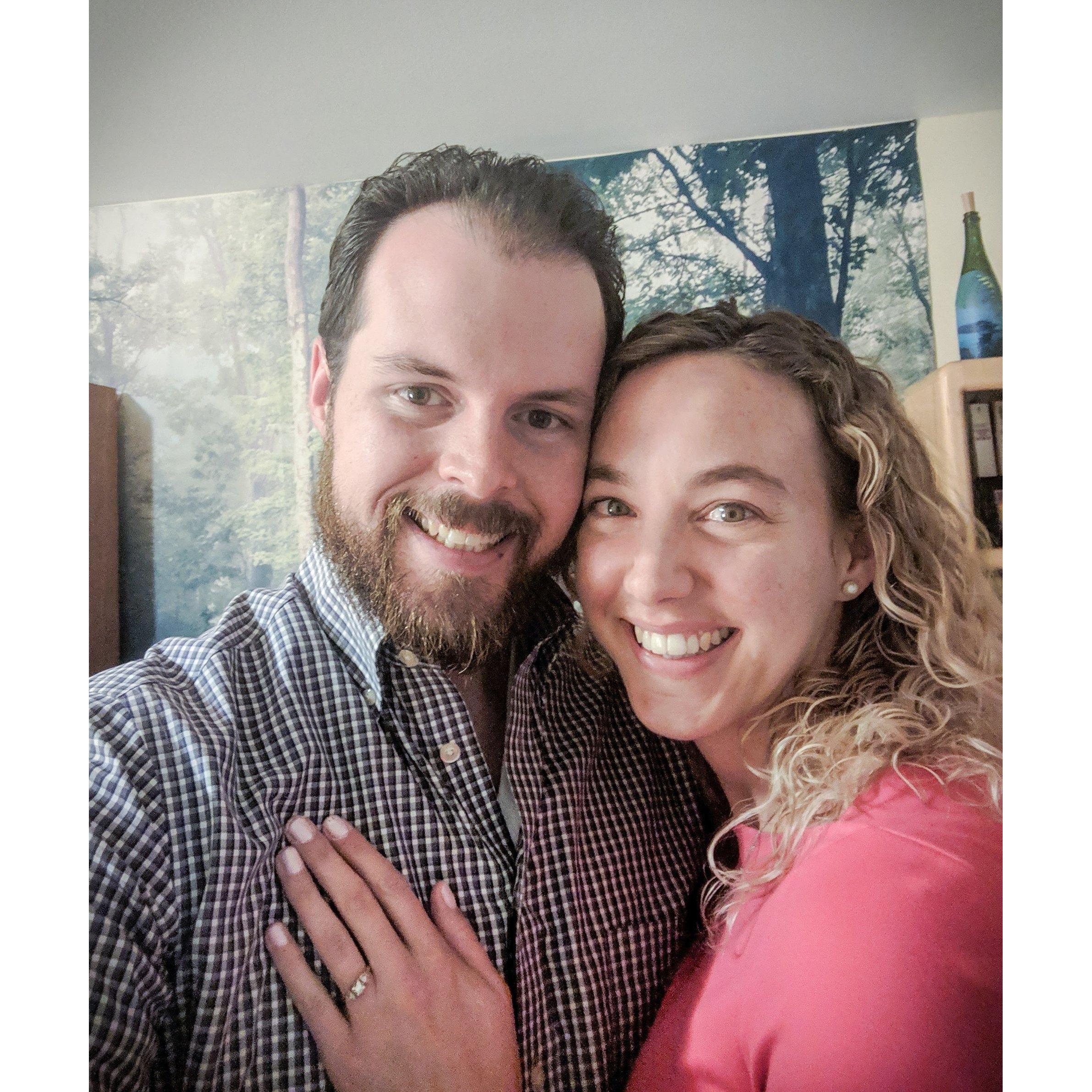Right after we got engaged