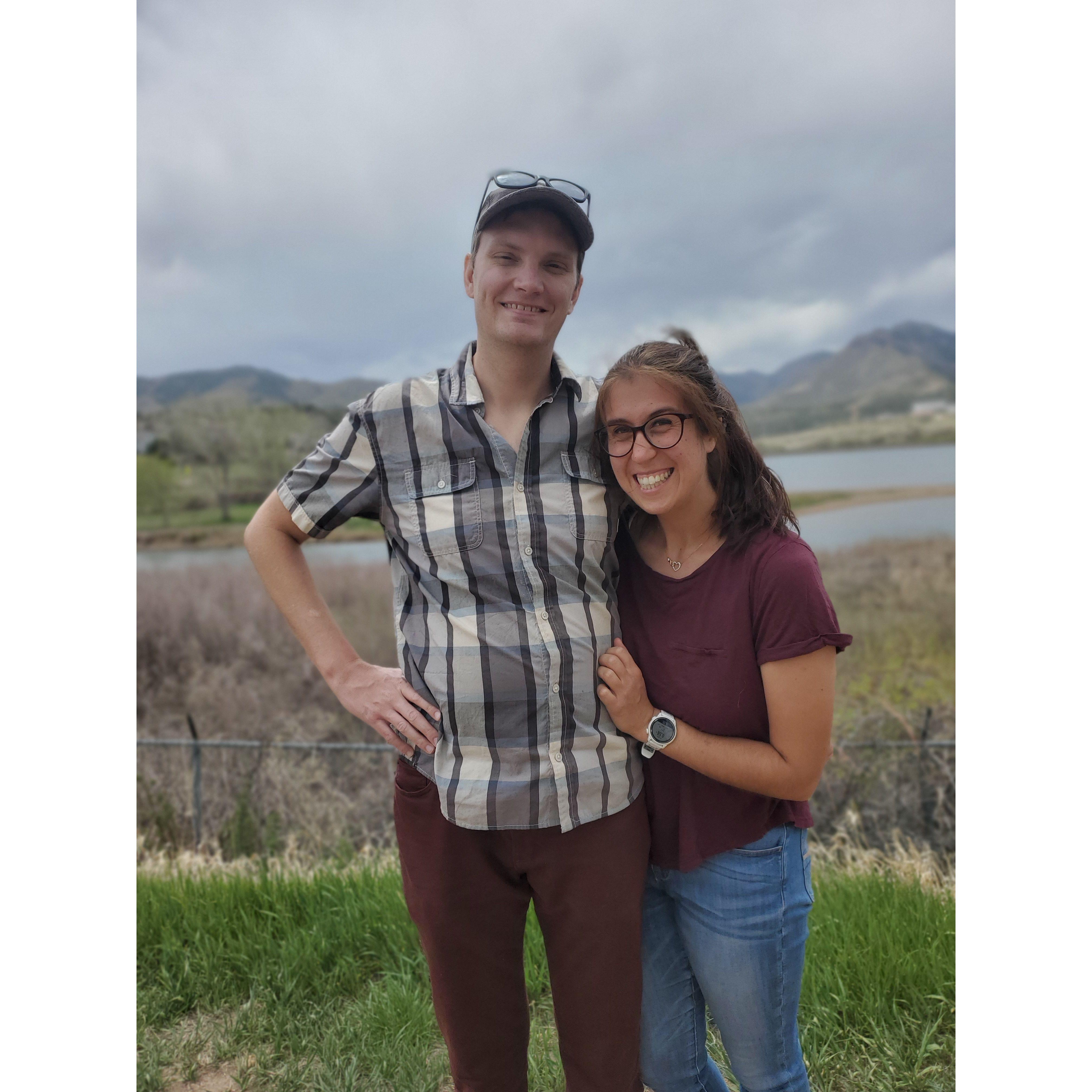 Enjoying the High Line Canal in CO, May 2022.