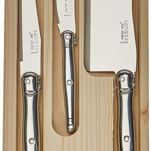 Jean Dubost Laguiole 97616 Cheese Set of 3 Stainless Steel