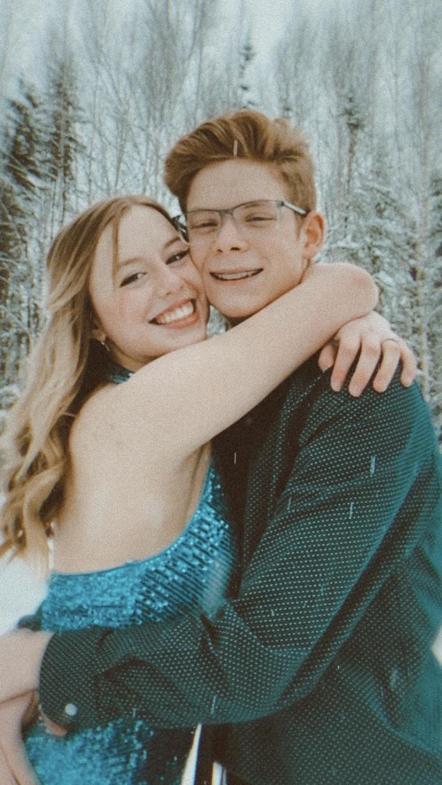 Because Covid canceled our sophomore year prom, we decided to dress up for fun and have our own!