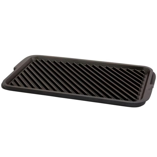 Our Table™ Nonstick Cast Aluminum Double Burner Reversible Grill/Griddle