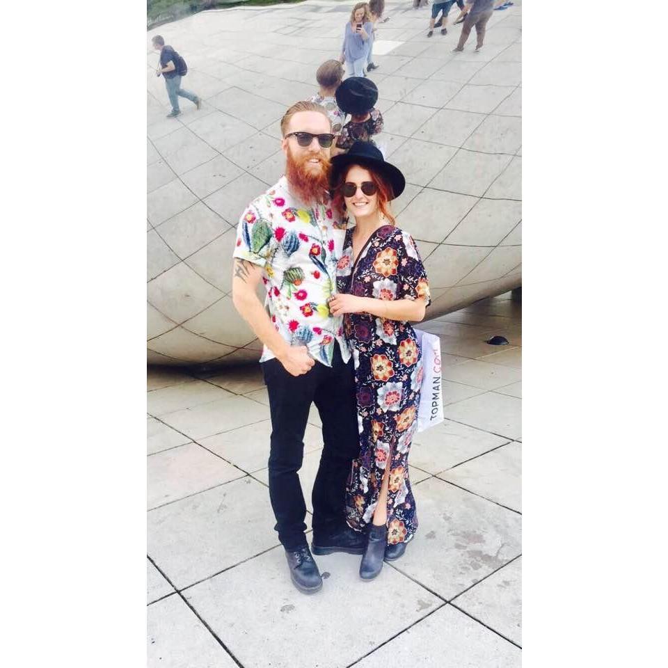 One of our many trips to the Millennium Park.