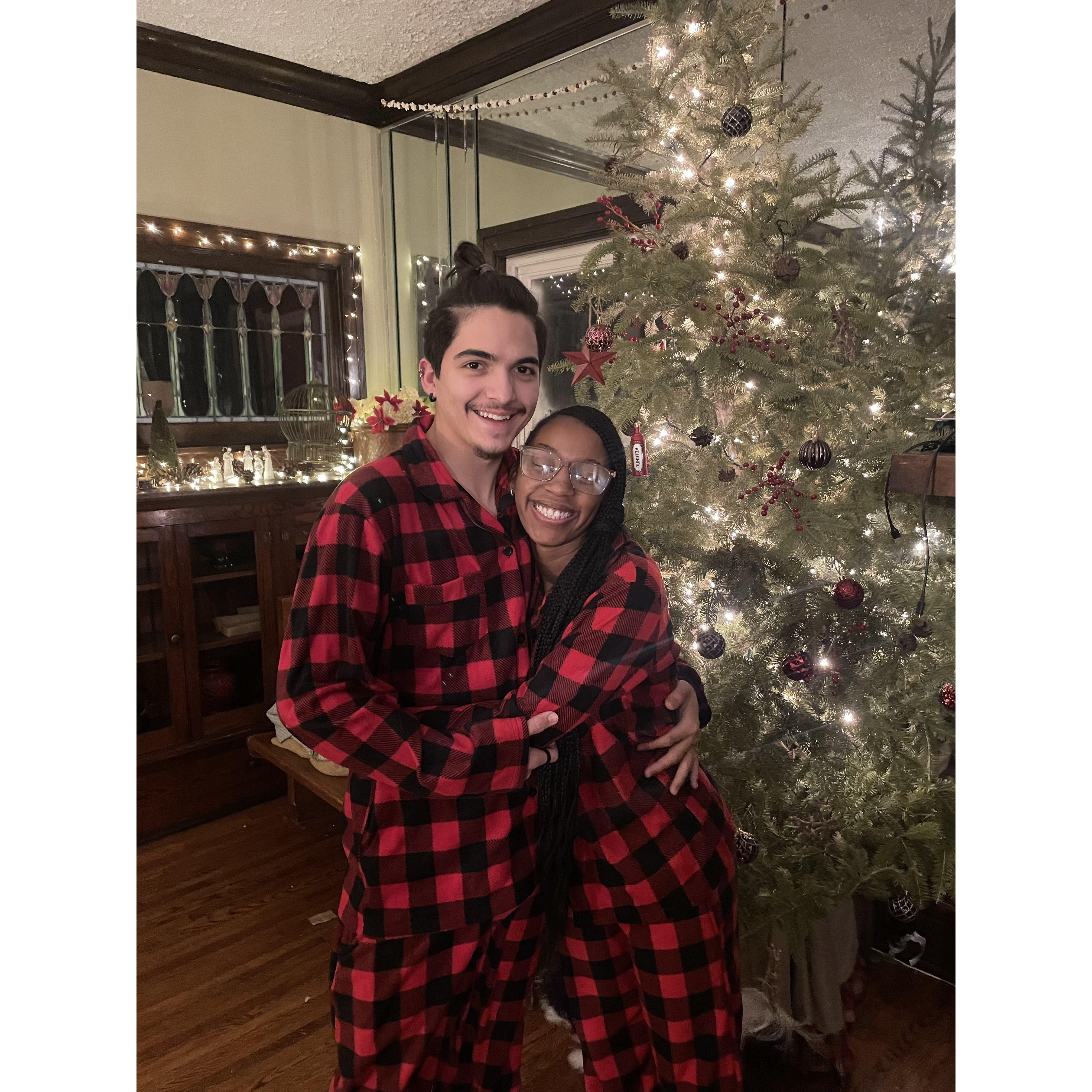 Our first Christmas together.