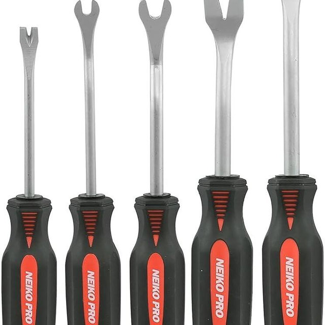 Neiko 20596B Auto Trim Panel Removal Tool Set with Soft Grip (5 Piece)