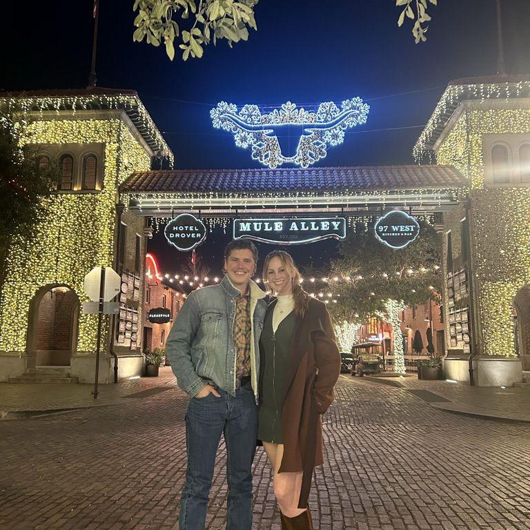 One of our first dates!