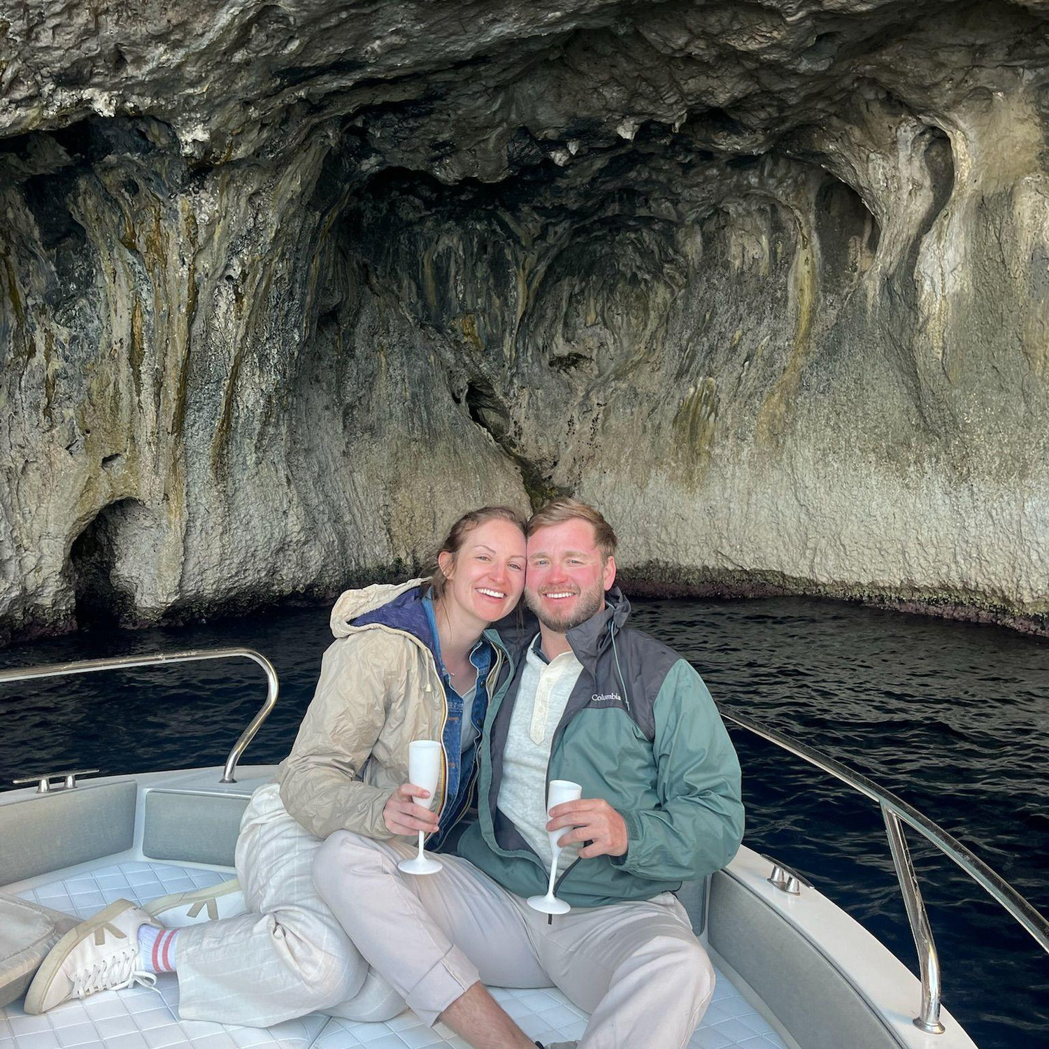 Grotta del Cuore off Capri - named for the heart shape in the rocks