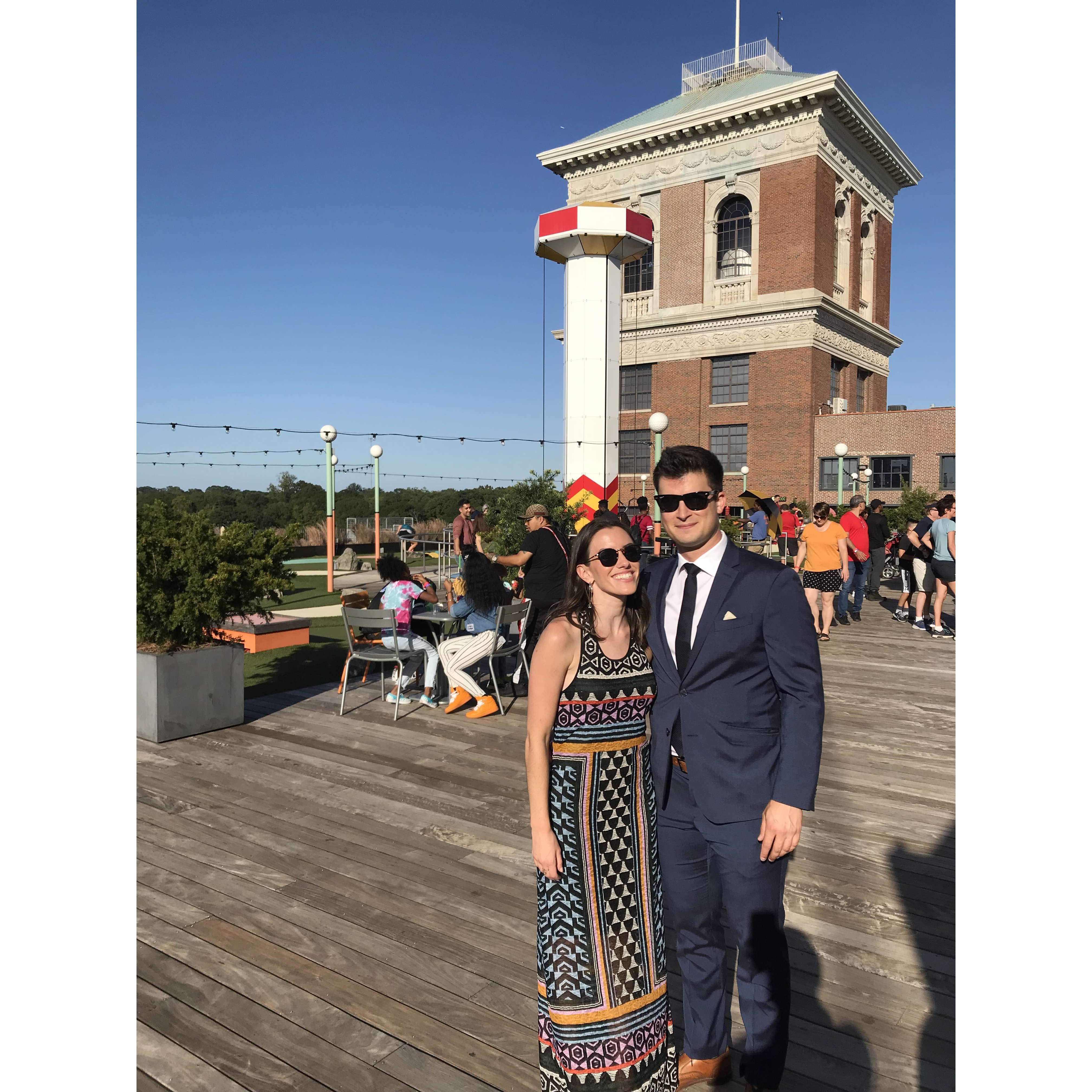 Enjoying the roof of Ponce City Market