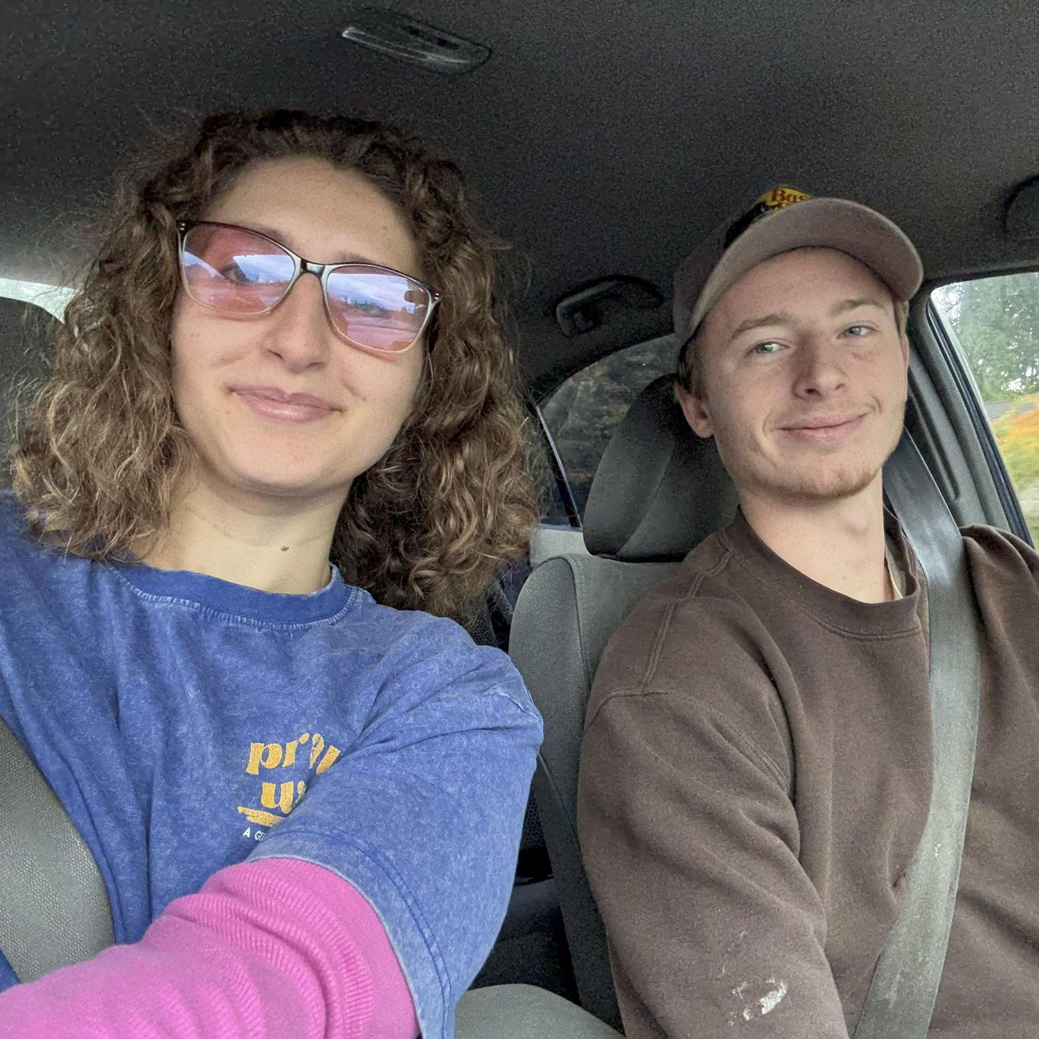 The Picture right before we celebrated our 5 months by taking a plunge in the ocean in OCTOBER!