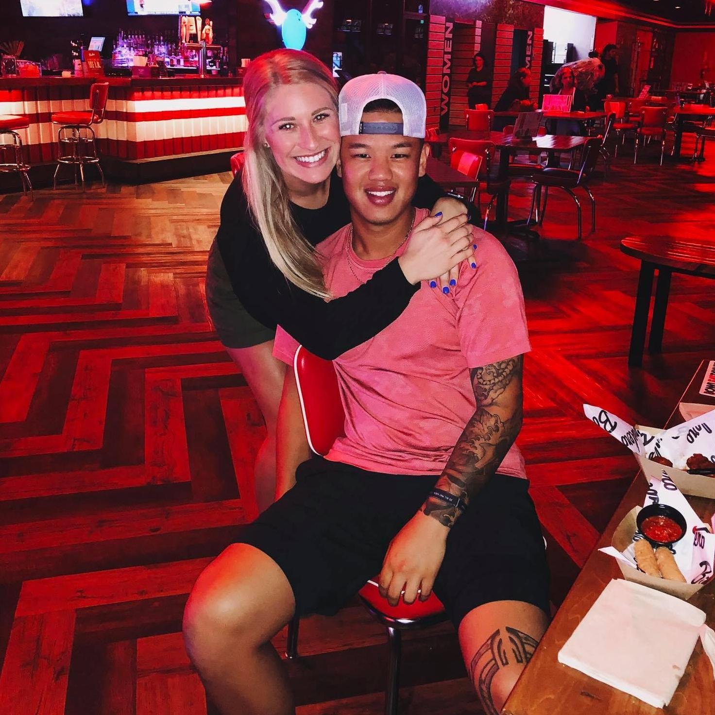 Our first date in public.