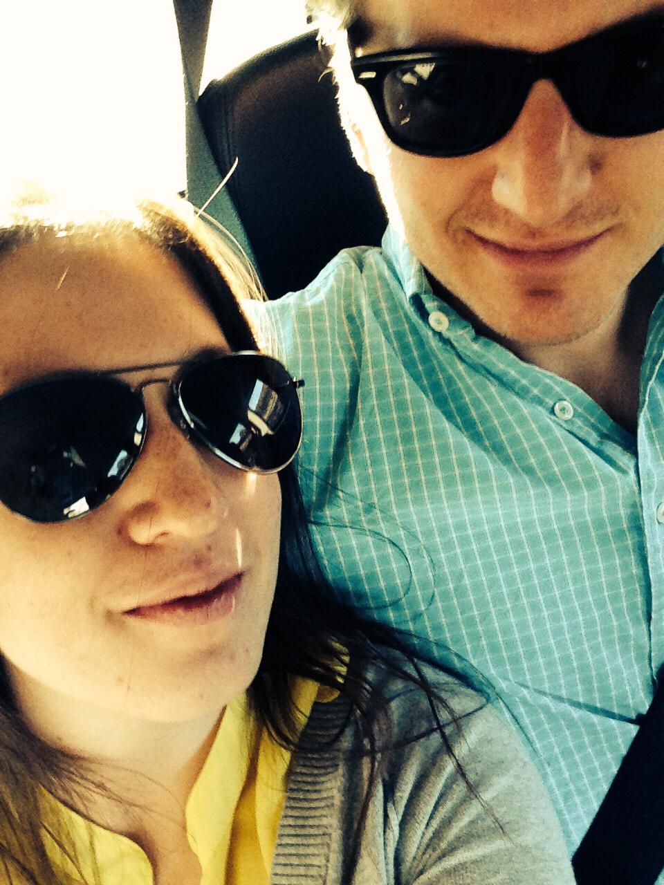 Our first wine tasting trip with the family (you can see the red wine stain on my lips lol)