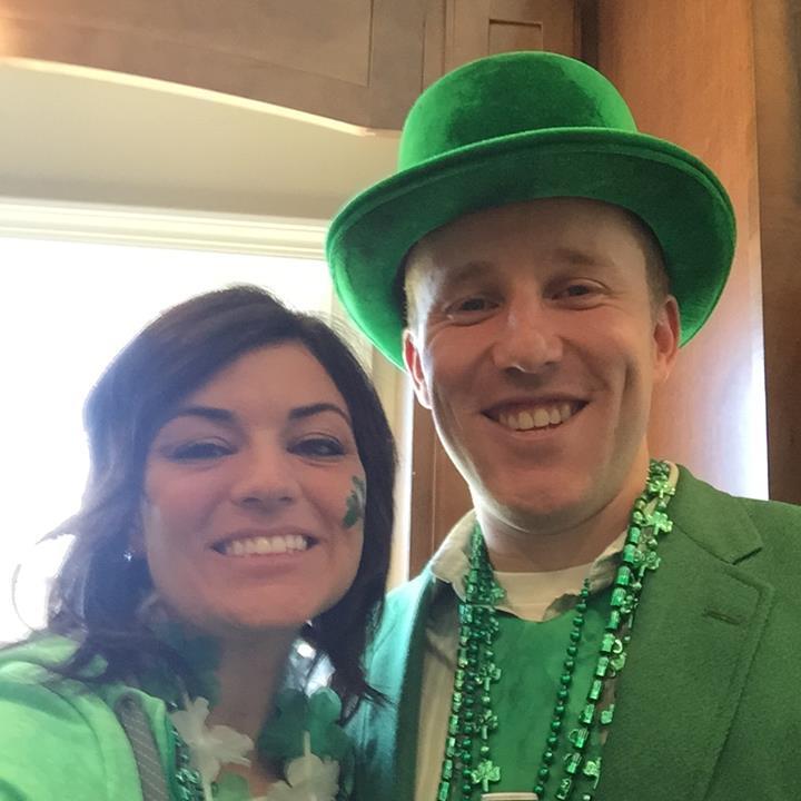 Our First St. Patrick's Day in St. Henry, OH.