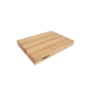John Boos Block RA02 Maple Wood Edge Grain Reversible Cutting Board, 20 Inches x 15 Inches x 2.25 Inches