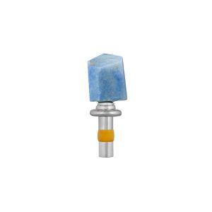 ROBERTA SCHILLING  SODALITE BOTTLE STOPPER, BLUE, FACETED
