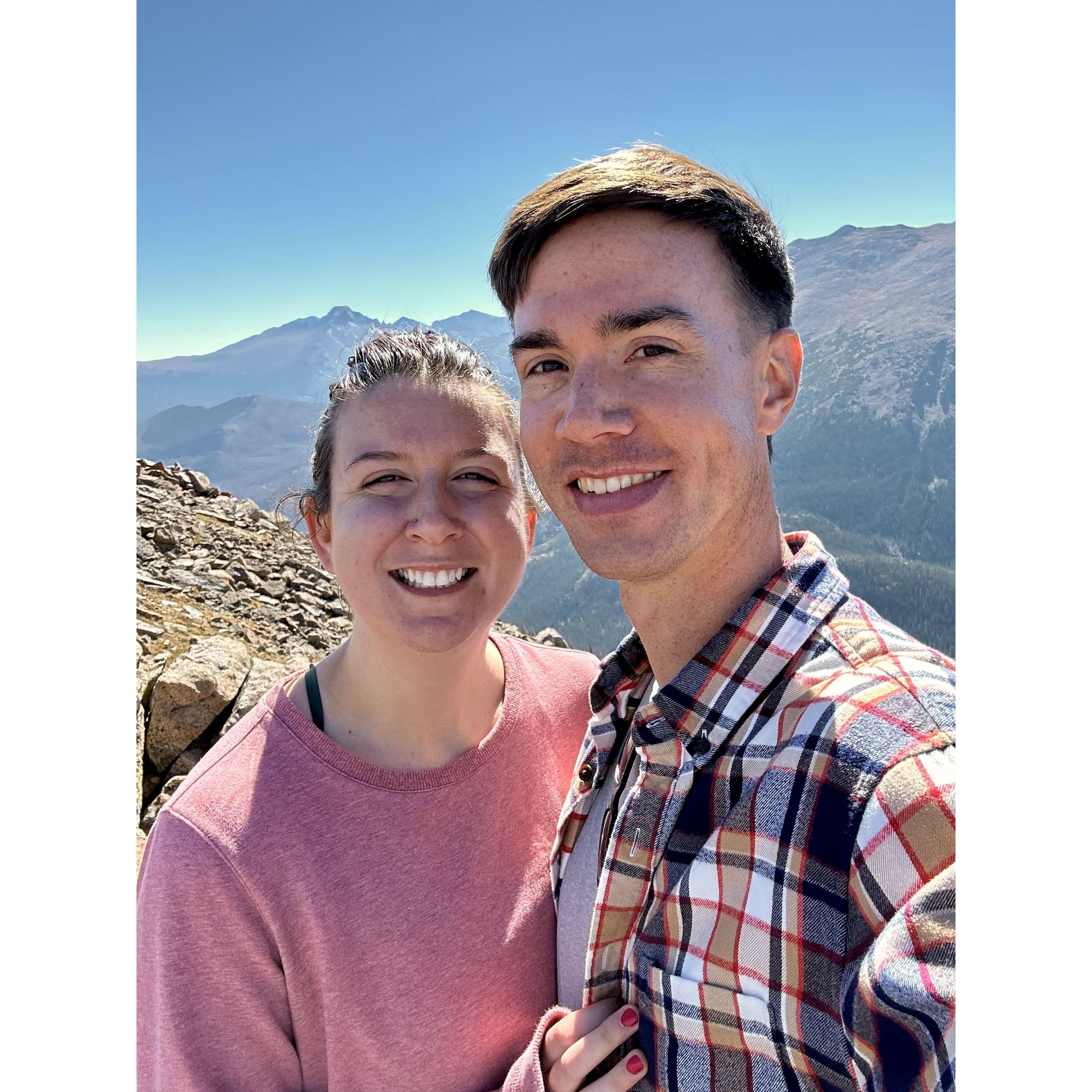 Hiking to the tundra in Colorado.