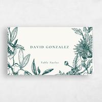 Green Wedding Place Card - Kianna