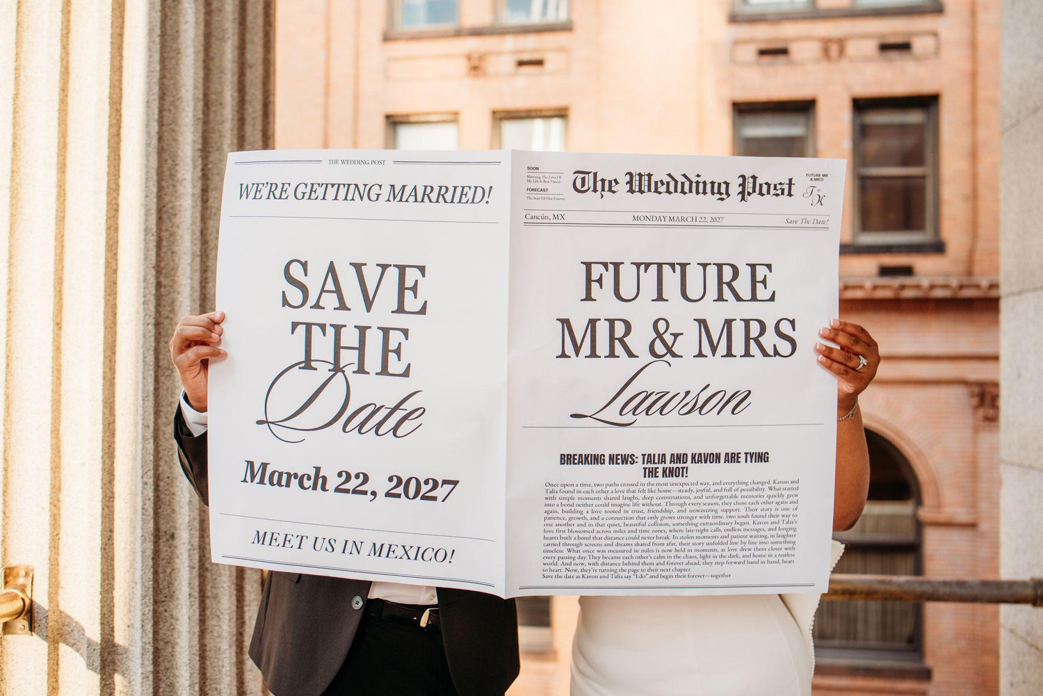 The Wedding Website of Talia Wade and Kavon Lawson