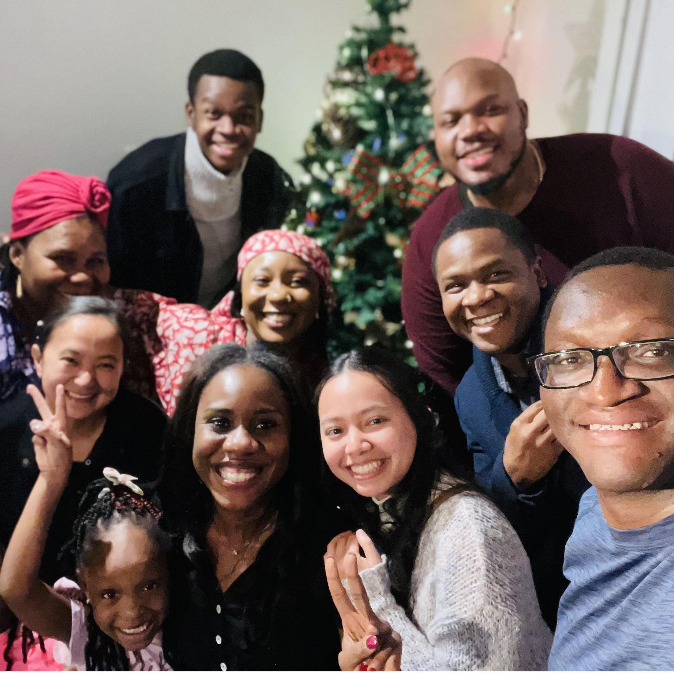 Christmas 2022. Austin met with Sefe's family for the first time.