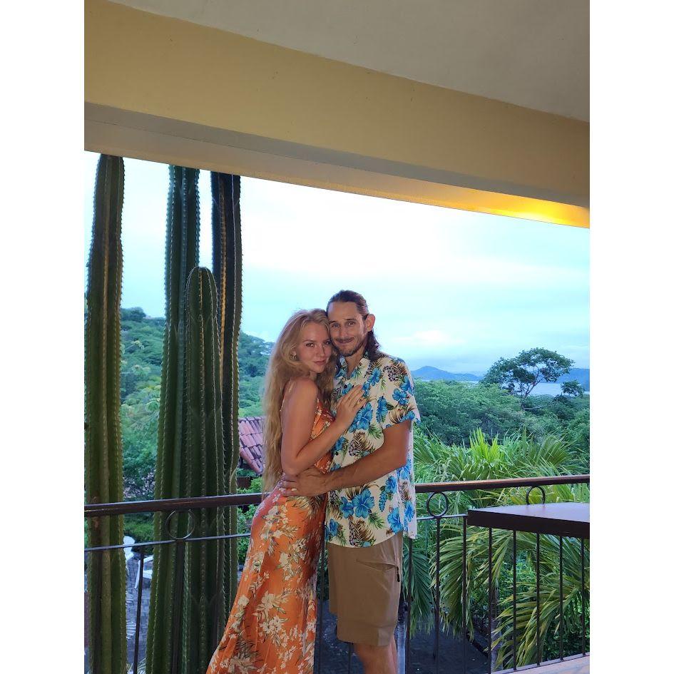 Celebrating Lilly's golden year bday in Costa Rica.