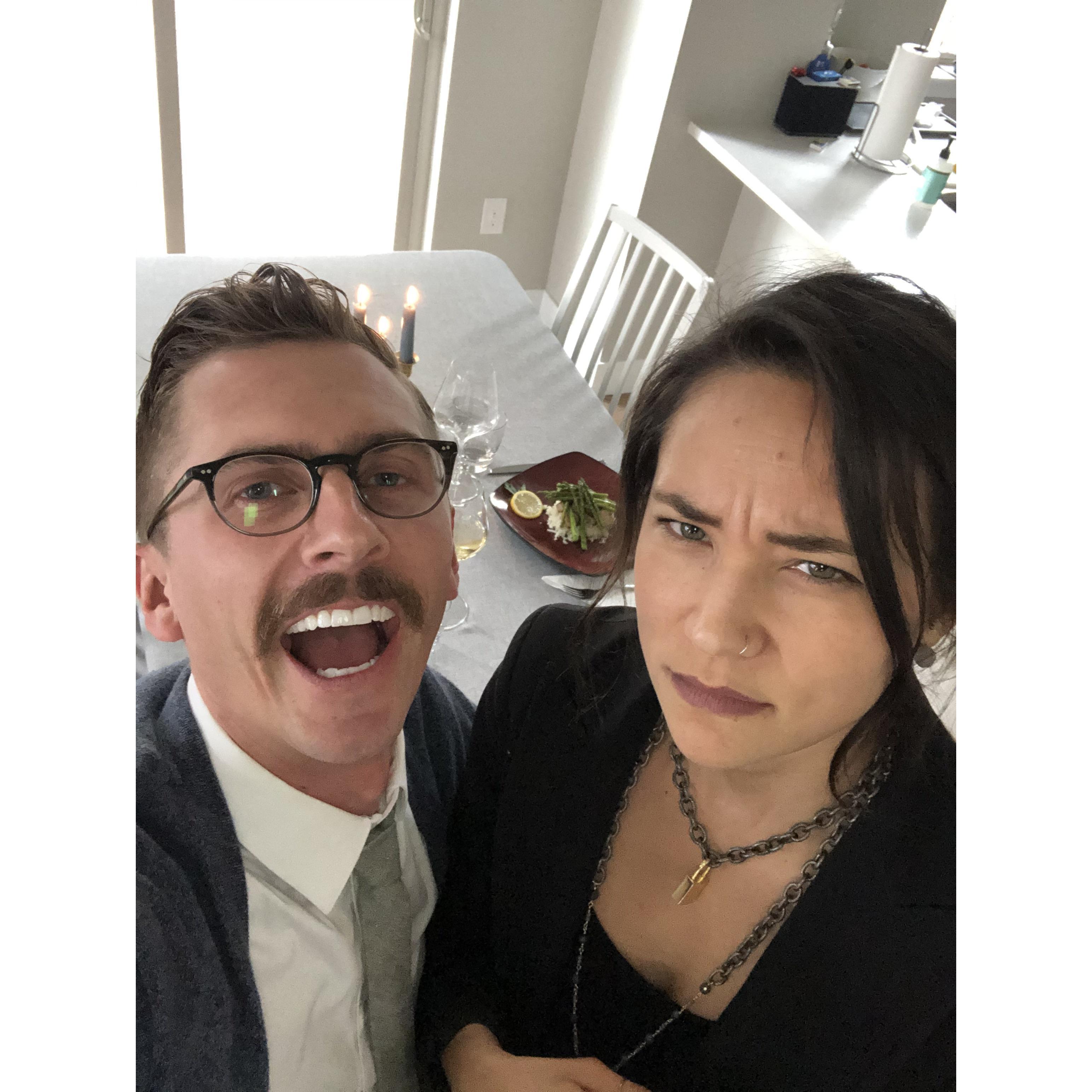 Whitney confused at Jon's picture taking strategy...