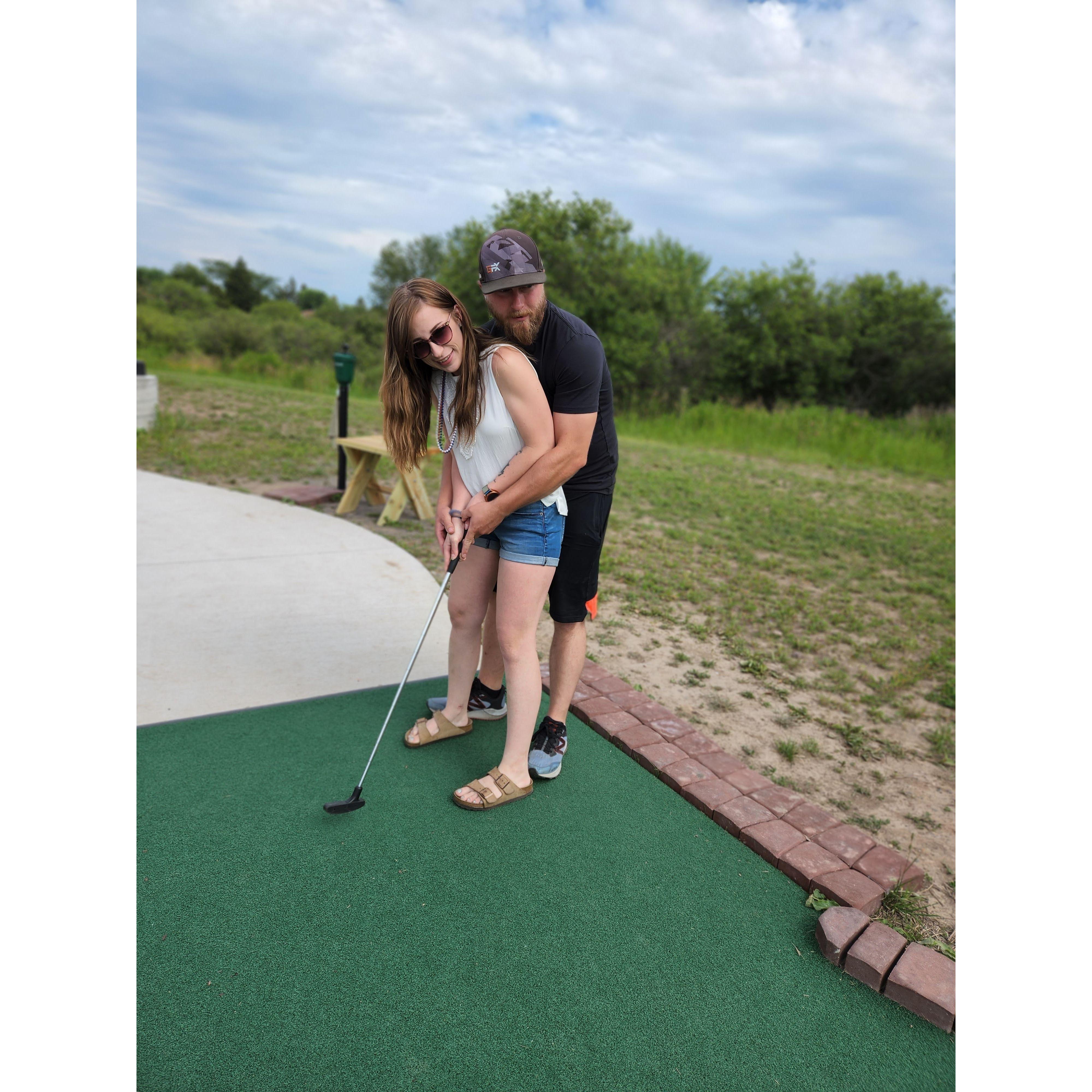 Minigolf date