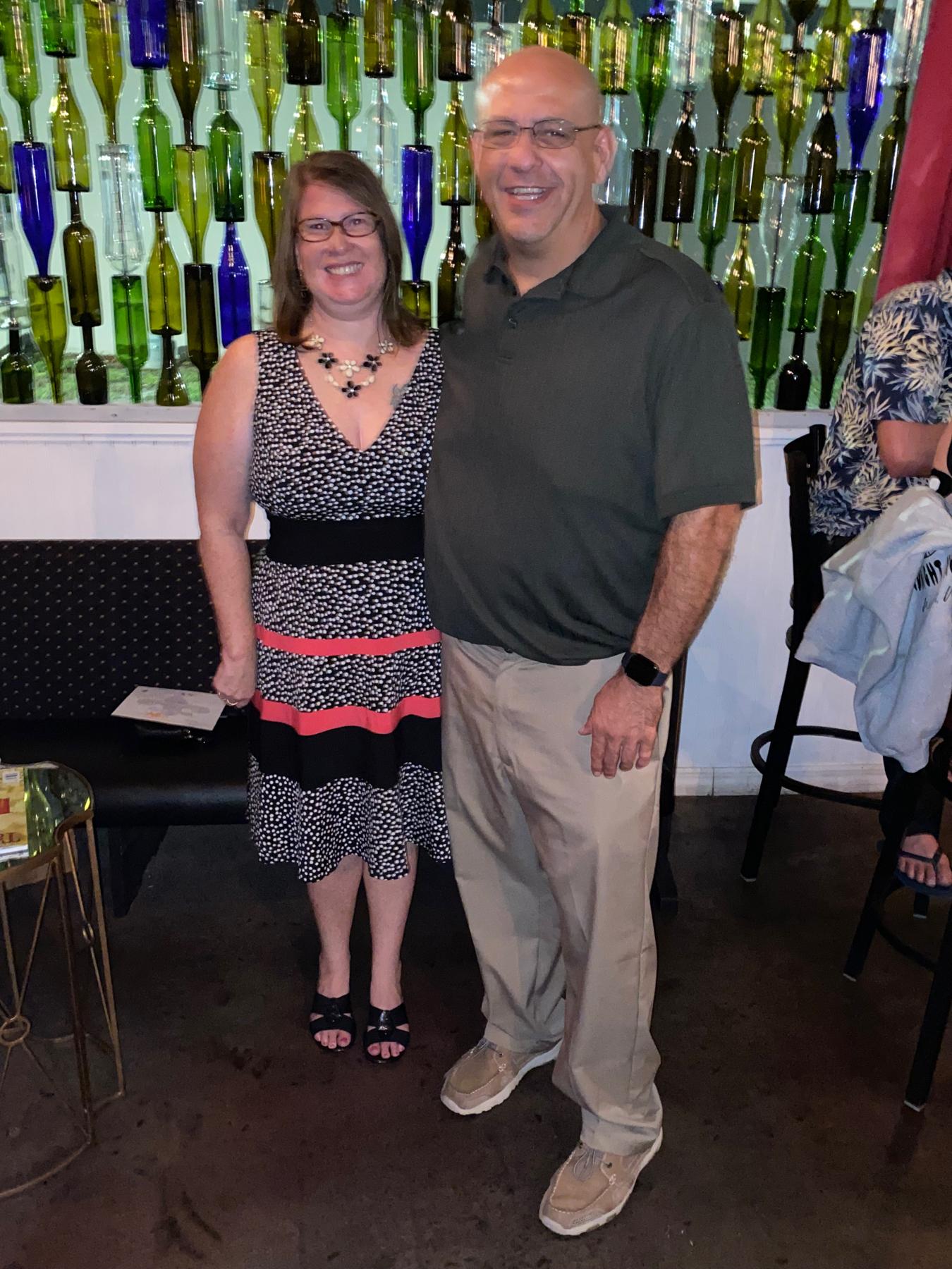 Our first dating anniversary.