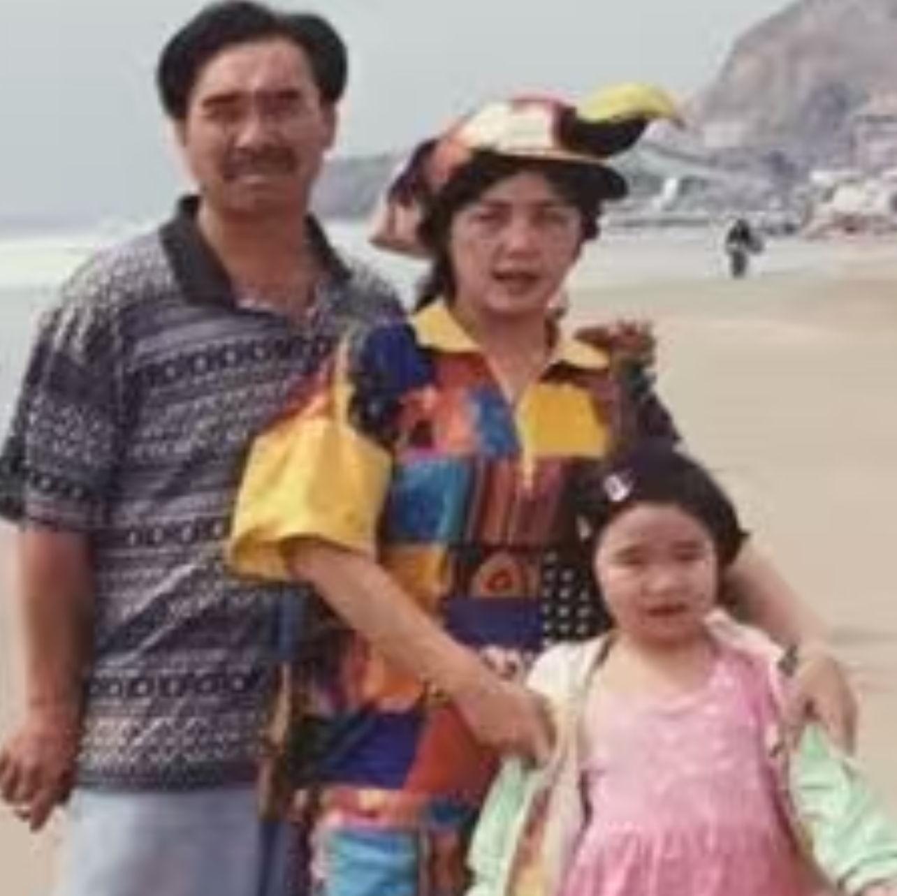 And an only child loved very much by her parents