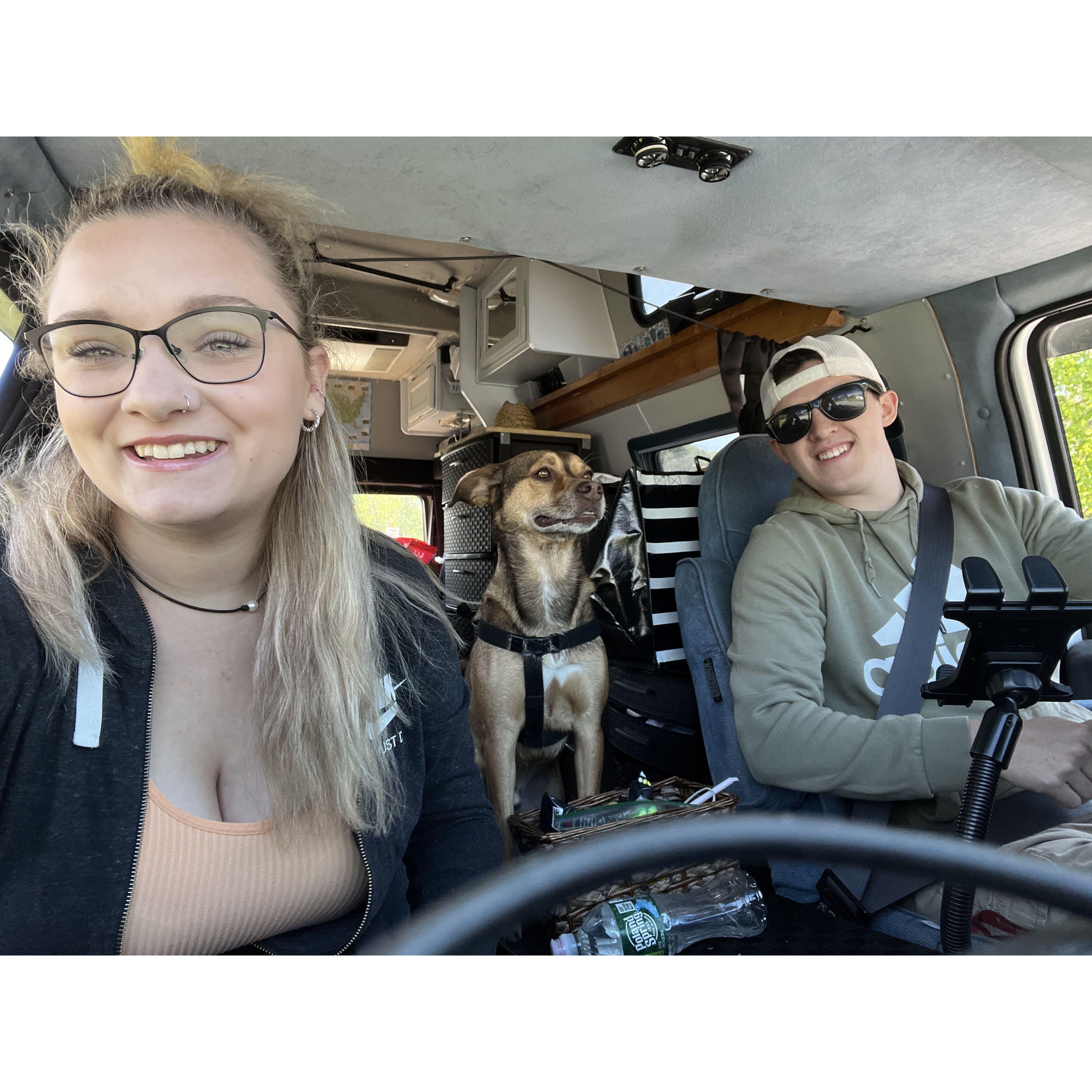 Our first outing with Chance!