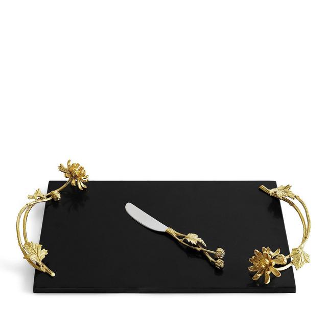 Michael Aram Dahlia Cheeseboard with Knife