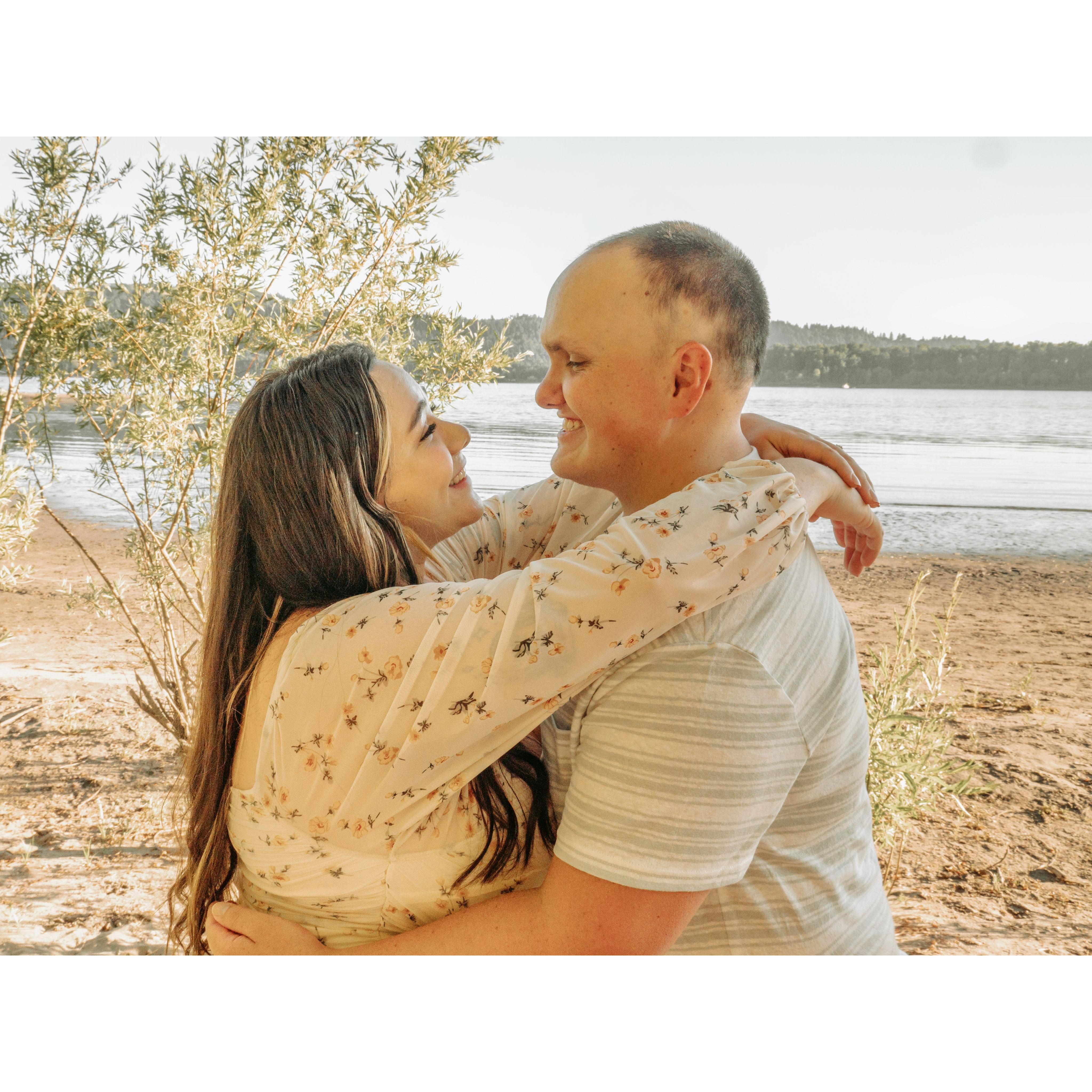 Engagement photos by Mikaela Rankin