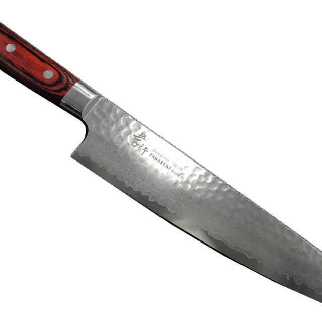 Sakai Takayuki Hammered Damascus 33 Layer Vg-10 Japanese 07396 Gyuto 240mm Chef Knife