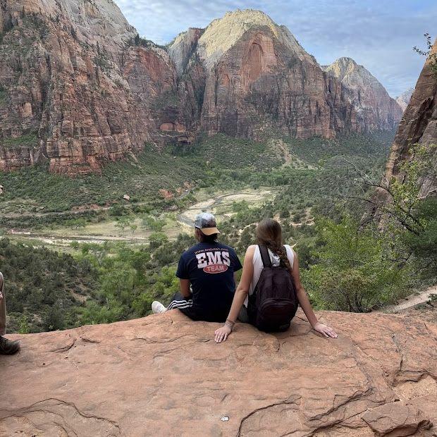 Taken at Angels Landing with the Stotts