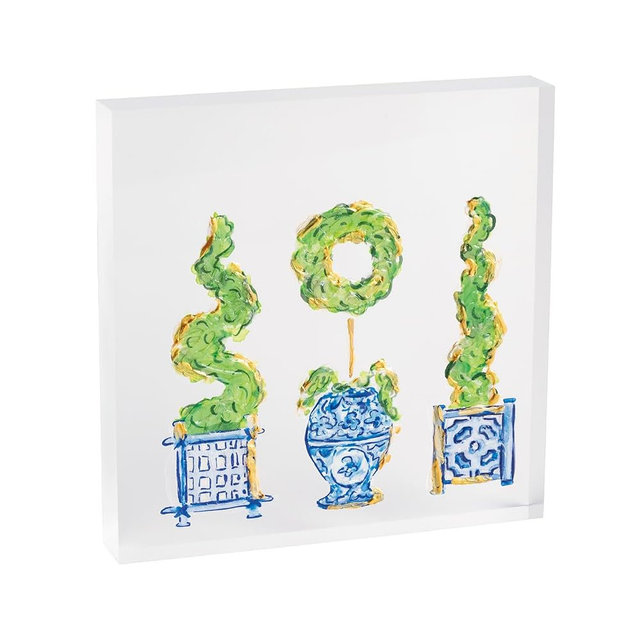Mud Pie Tree Topiary Acrylic Plaque