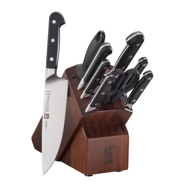 Zwilling® J.A. Henckels Pro 10-Piece Acacia Knife Block Set