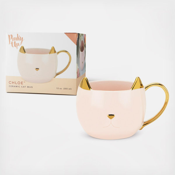 Pinky Up Chloe Cat Mug - Thumbnail 4