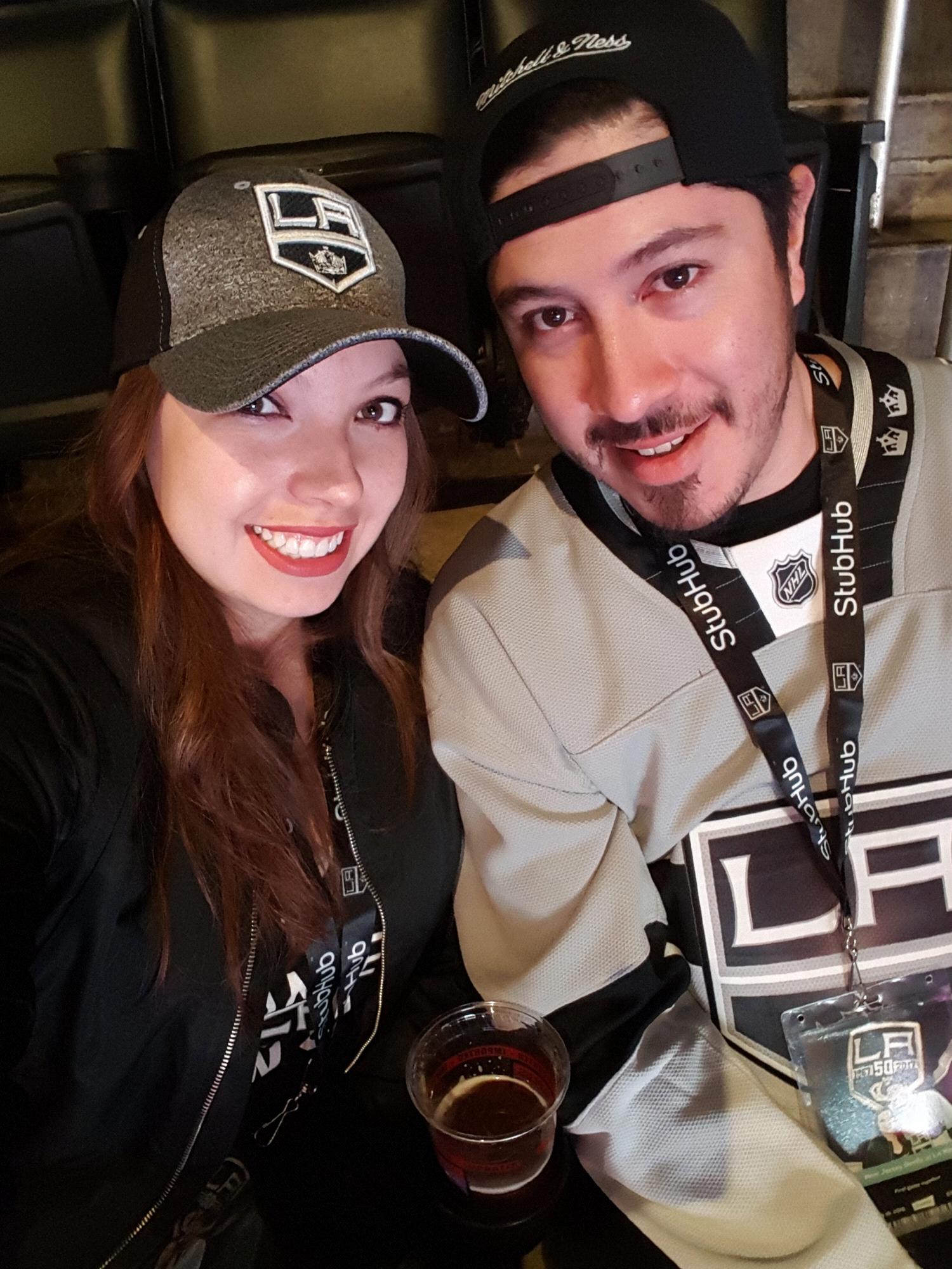 First LA Kings Hockey Game Together