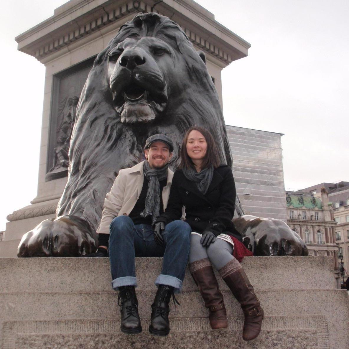 Trafalgar Square in London (2012)
