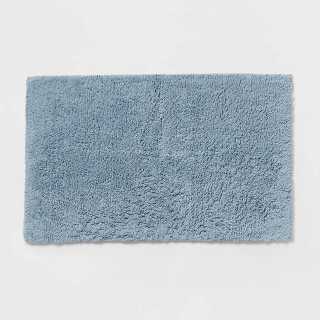 20"x34" Performance Plus Cotton Reversible Bath Rug/Runner Light Blue - Threshold™