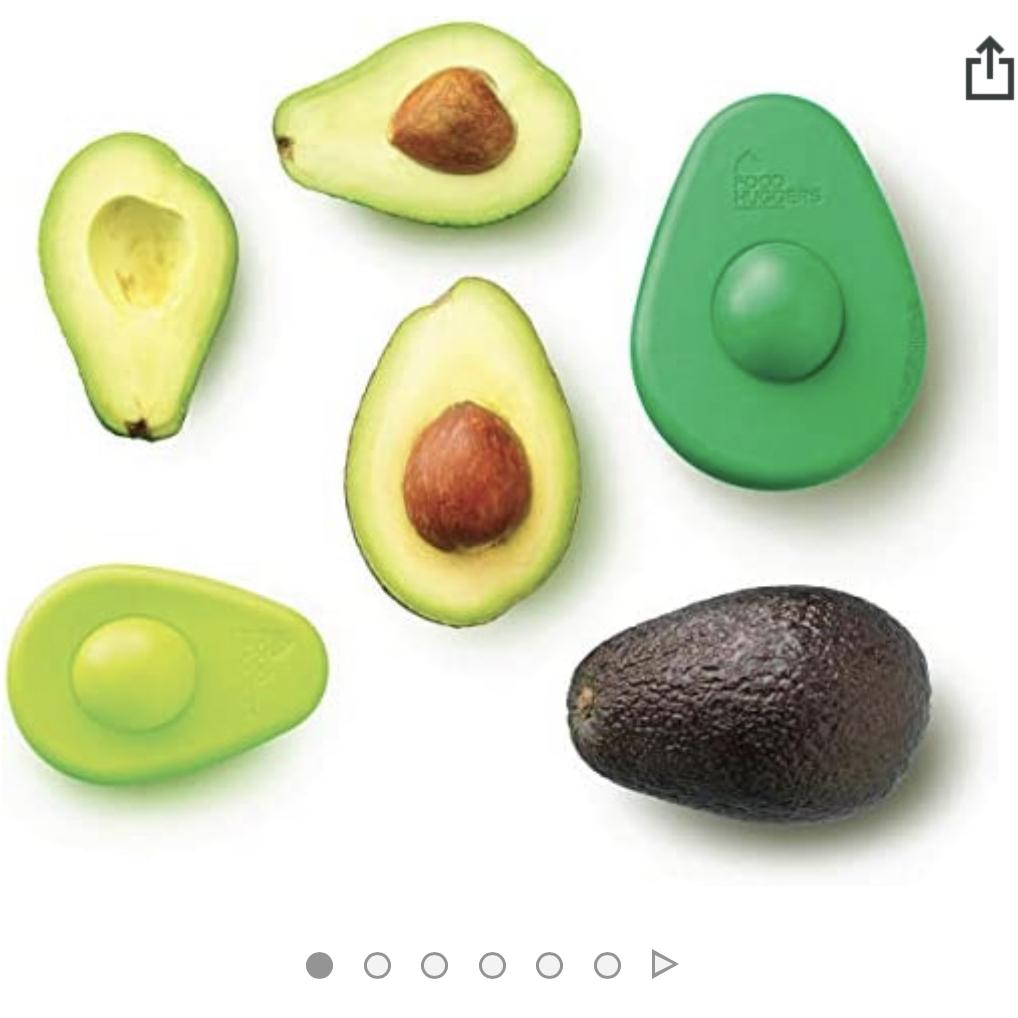 Hoan Silicone Avocado Food Huggers, set of 2, Assorted