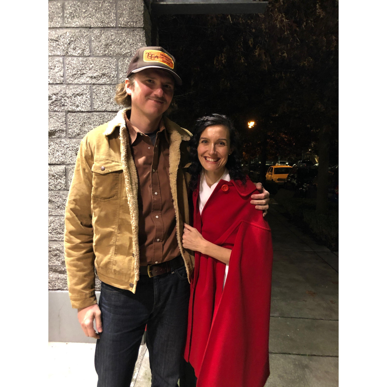 Our first photo after deciding we were officially dating.