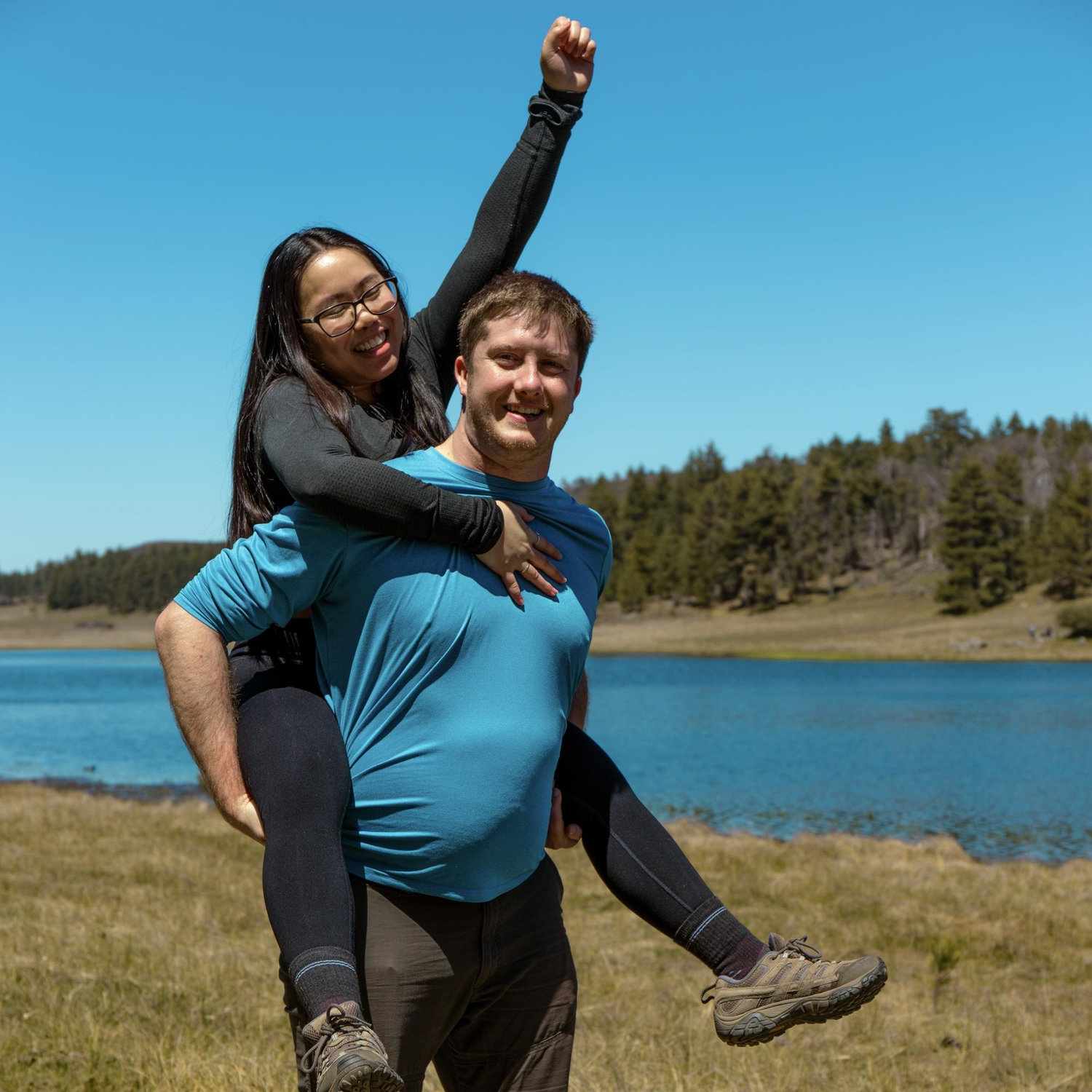 One point for Tali since she spotted Jake across the lake when Scott proposed to her.