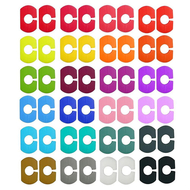 Wine Glass Charms Tags, Silicone Wine Glass Drink Markers for Bar Party Martinis Cocktail Champagne Stem Glasses