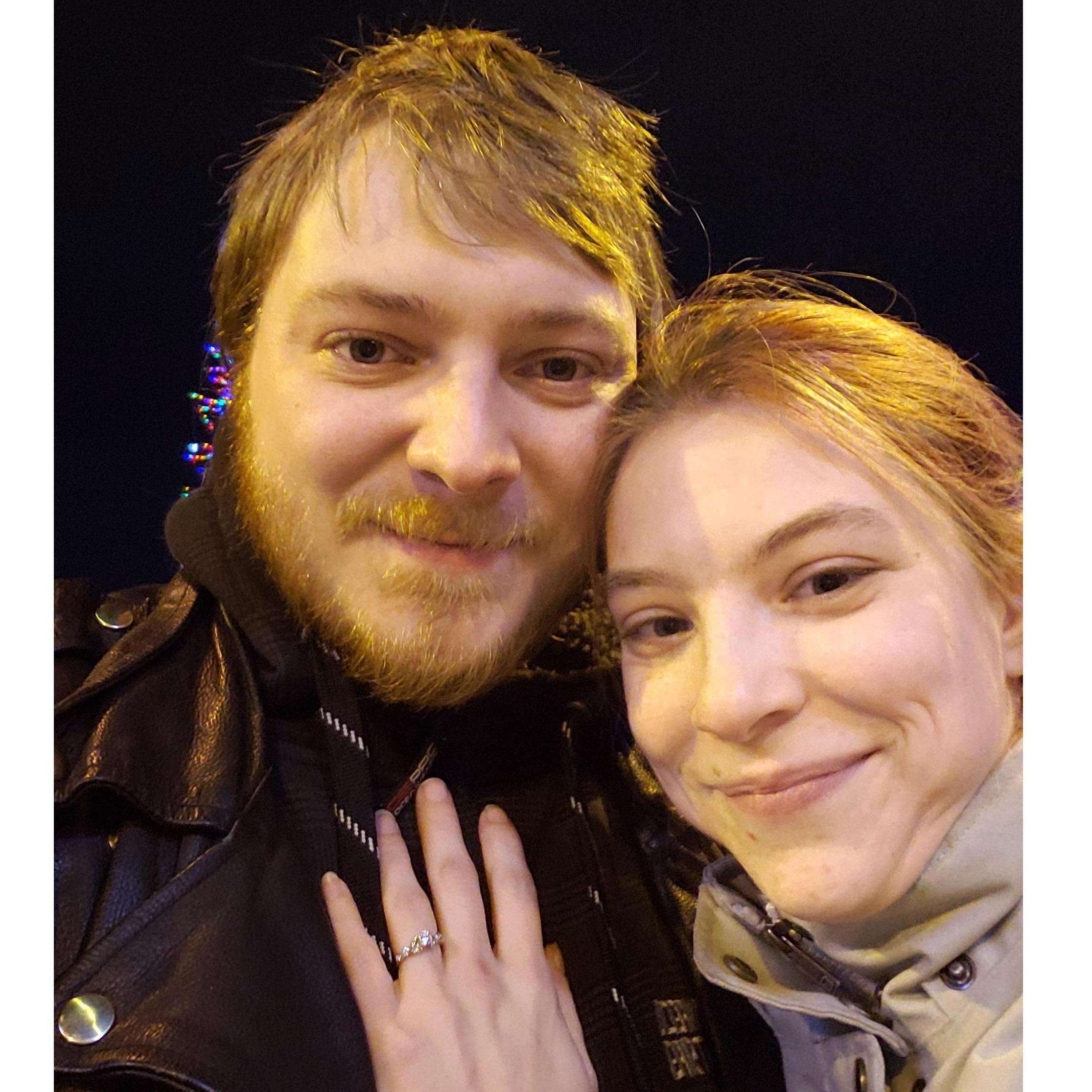 The day Matt proposed to me. Dec 19 2019