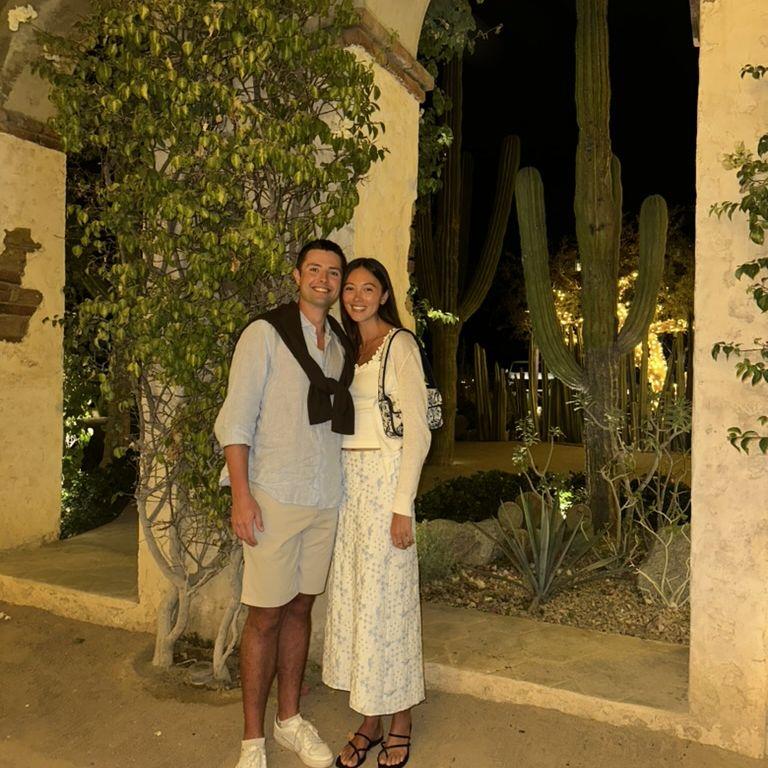 At El Huerto, a great restaurant in Cabo!