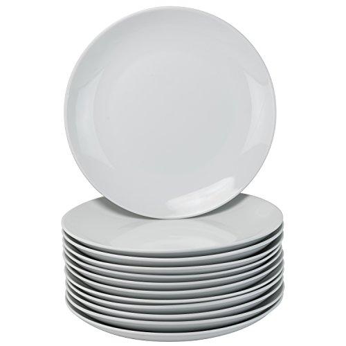 10 Strawberry Street CATERING-12CPDIN Dinner Plates, White