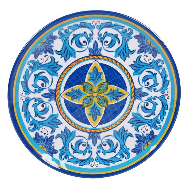Certified International Luca Melamine Round Platter 14"